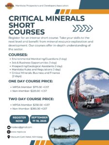 MPDA Critical Minerals Short Courses graphic